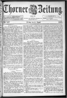 Thorner Zeitung 1897, Nr. 187