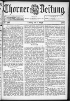 Thorner Zeitung 1897, Nr. 190