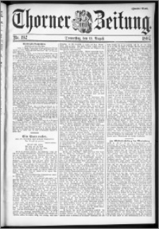 Thorner Zeitung 1897, Nr. 192 Zweites Blatt