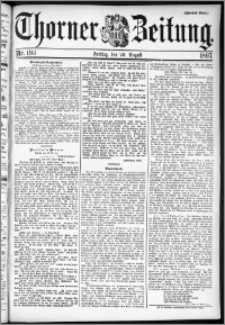 Thorner Zeitung 1897, Nr. 193 Zweites Blatt