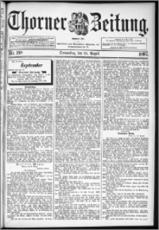 Thorner Zeitung 1897, Nr. 198