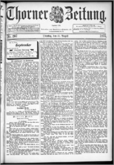 Thorner Zeitung 1897, Nr. 202