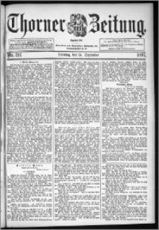 Thorner Zeitung 1897, Nr. 214