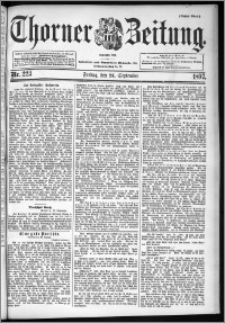 Thorner Zeitung 1897, Nr. 223 Erstes Blatt