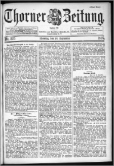 Thorner Zeitung 1897, Nr. 225 Erstes Blatt