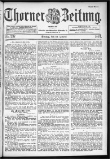 Thorner Zeitung 1897, Nr. 237 Erstes Blatt