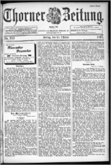 Thorner Zeitung 1897, Nr. 253 Erstes Blatt