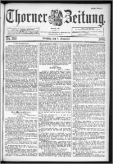 Thorner Zeitung 1897, Nr. 262 Erstes Blatt