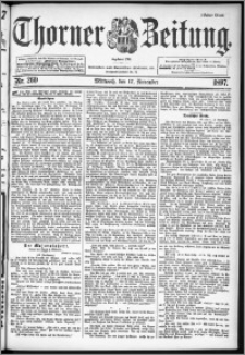 Thorner Zeitung 1897, Nr. 269 Erstes Blatt