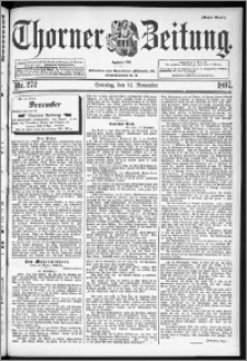 Thorner Zeitung 1897, Nr. 272 Erstes Blatt