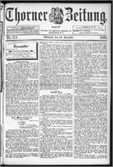 Thorner Zeitung 1897, Nr. 274