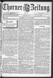 Thorner Zeitung 1897, Nr. 275