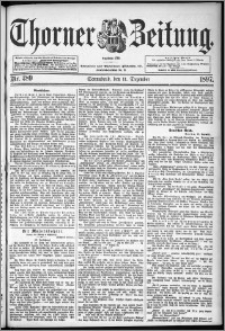 Thorner Zeitung 1897, Nr. 289