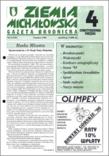 Ziemia Michałowska : Gazeta Brodnicka R. 1996, Nr 4 (135)