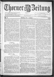 Thorner Zeitung 1898, Nr. 8