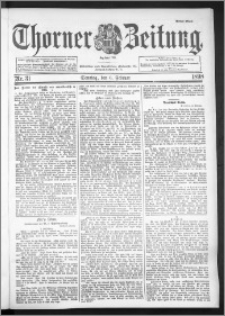 Thorner Zeitung 1898, Nr. 31 Erstes Blatt