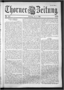 Thorner Zeitung 1898, Nr. 113 Zweites Blatt