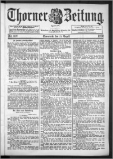 Thorner Zeitung 1898, Nr. 188