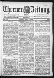 Thorner Zeitung 1898, Nr. 260 Erstes Blatt