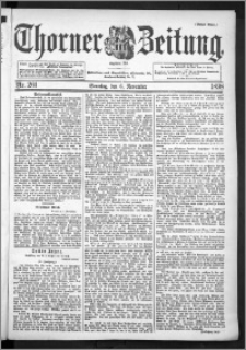 Thorner Zeitung 1898, Nr. 261 Erstes Blatt