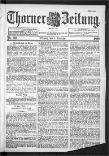 Thorner Zeitung 1898, Nr. 263 Erstes Blatt