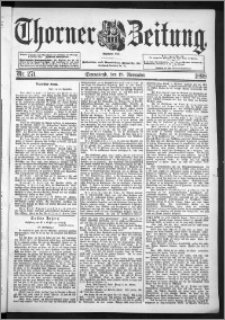 Thorner Zeitung 1898, Nr. 271