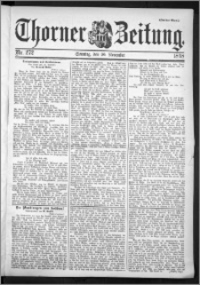 Thorner Zeitung 1898, Nr. 272 Zweites Blatt