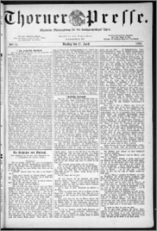 Thorner Presse 1883, Nro. 14