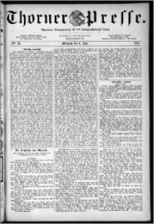 Thorner Presse 1883, Nro. 54