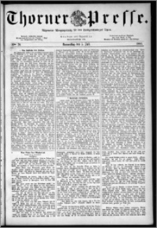 Thorner Presse 1883, Nro. 79