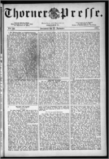 Thorner Presse 1883, Nro. 141