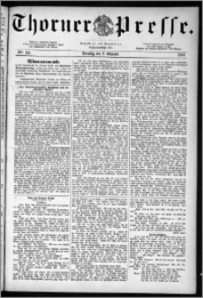 Thorner Presse 1883, Nro. 155