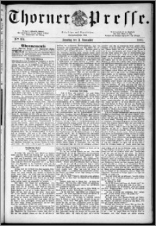 Thorner Presse 1883, Nro. 184