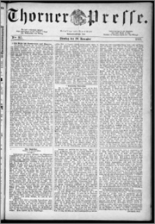 Thorner Presse 1883, Nro. 197