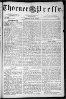 Thorner Presse 1883, Nro. 229