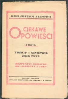 Ciekawe Opowieści T. 10 (sierpień 1932)