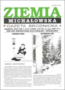 Ziemia Michałowska : Gazeta Brodnicka R. 2001, Nr 3 (217)