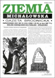 Ziemia Michałowska : Gazeta Brodnicka R. 2001, Nr 10 (224)