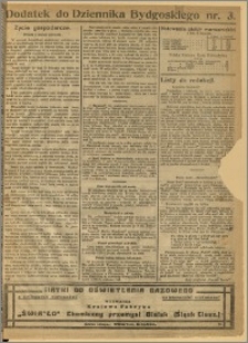 Dziennik Bydgoski, 1921, R.14, nr 3 Dodatek