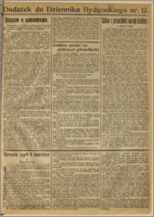 Dziennik Bydgoski, 1921, R.14, nr 12 Dodatek