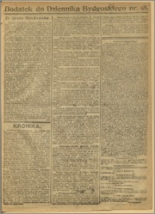 Dziennik Bydgoski, 1921, R.14, nr 48 Dodatek