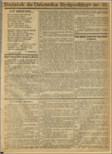 Dziennik Bydgoski, 1921, R.14, nr 61 Dodatek