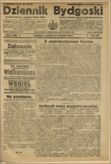 Dziennik Bydgoski, 1922, R.15, nr 209