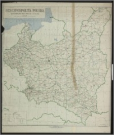 Rzeczpospolita Polska : podział administracyjny według stanu z dnia 1 XI 1929 roku