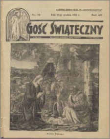 Gość Świąteczny 1936.12.25 R. XL nr 52