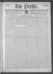 Die Presse 1909, Jg. 27, Nr. 164 Zweites Blatt