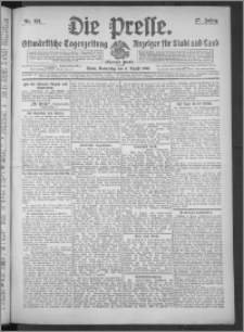 Die Presse 1909, Jg. 27, Nr. 181 Zweites Blatt, Drittes Blatt