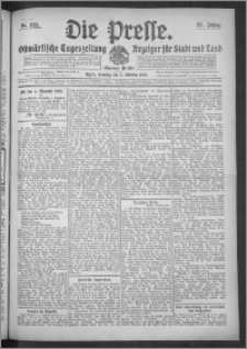 Die Presse 1909, Jg. 27, Nr. 232 Zweites Blatt, Drittes Blatt, Viertes Blatt