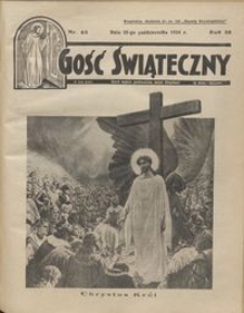 Gość Świąteczny 1934.10.28 R. XXXVIII nr 43