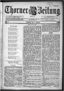 Thorner Zeitung 1899, Nr. 1 Erstes Blatt